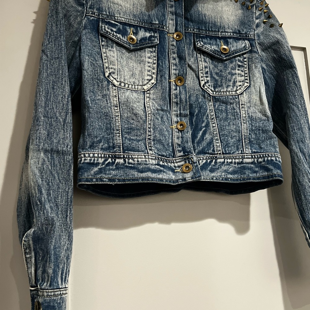 Studded Denim Jacket - Picture 3 of 4